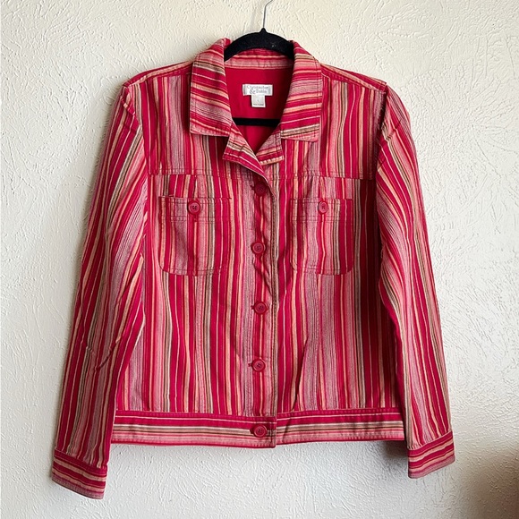 Christopher & Banks Multicolored Over Shirt - Picture 2 of 3